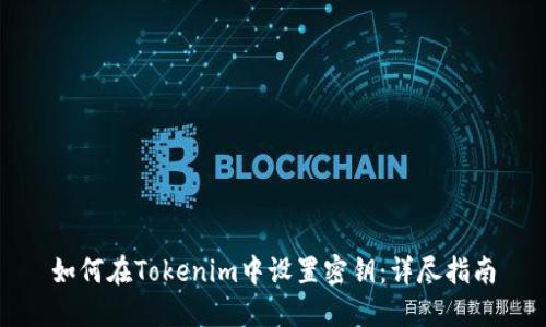 如何在Tokenim中设置密钥：详尽指南