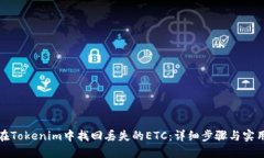 如何在Tokenim中找回丢失的