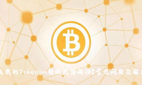 为什么我的Tokenim转账无法成功？常见问题及解决方案